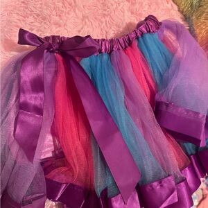 Colorful Kids Tulle Skirt Worn once
